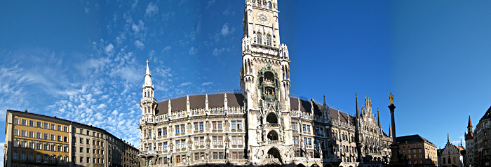 Marienplatz mit Rathaus München